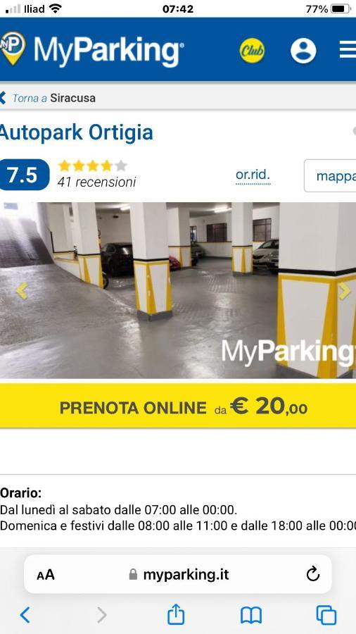 Il Sipario Palazzo Accolla Apartamento Syracuse Exterior foto